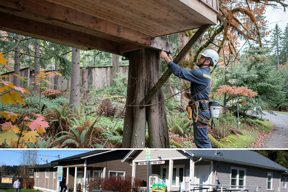 Firewood cutting and delivery in South Prairie, Pierce County, WA - This service should account for seasonal moisture variations that impact how quickly wood seasons properly before delivery.