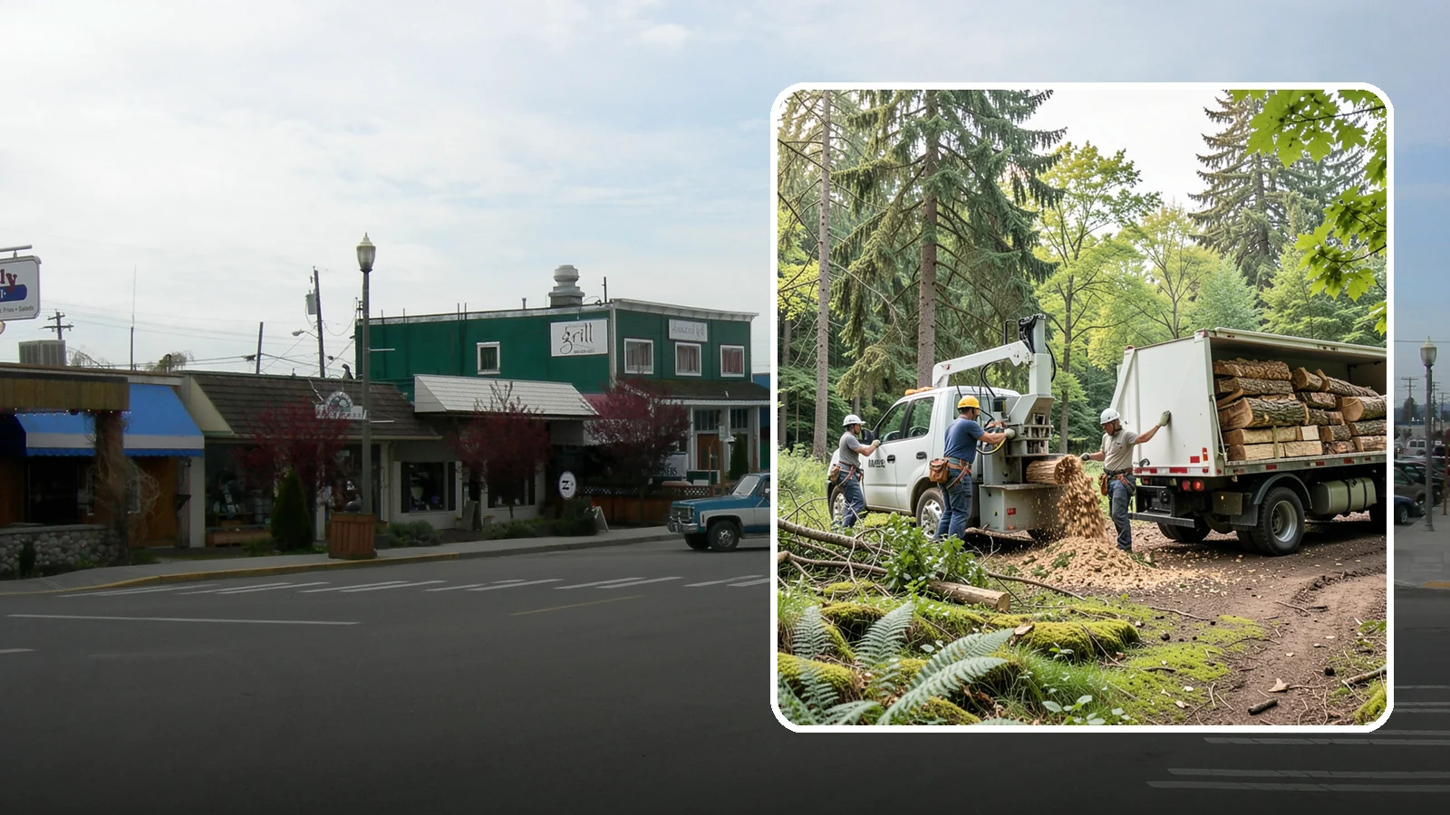 Firewood cutting and delivery in Stanwood, Snohomish County, WA - The cutting of logs into firewood and its delivery.