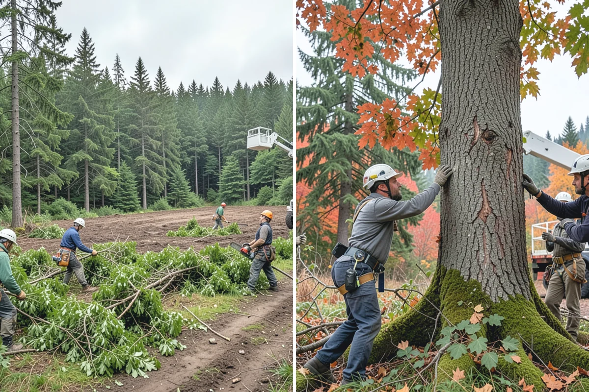 Firewood cutting and delivery in Sumner, Pierce County, WA - Sort material by type and size