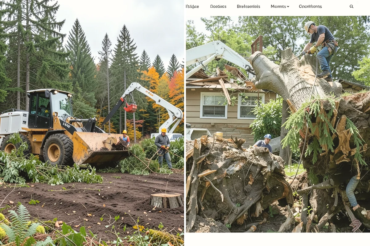 Firewood cutting and delivery in University Place, Pierce County, WA - Sort material by type and size