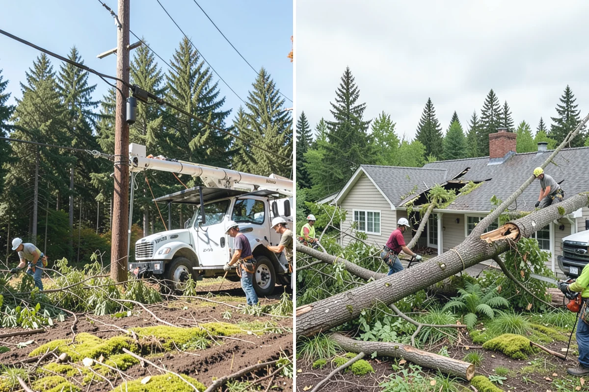 Firewood cutting and delivery in Woodinville, King County, WA - Sort material by type and size