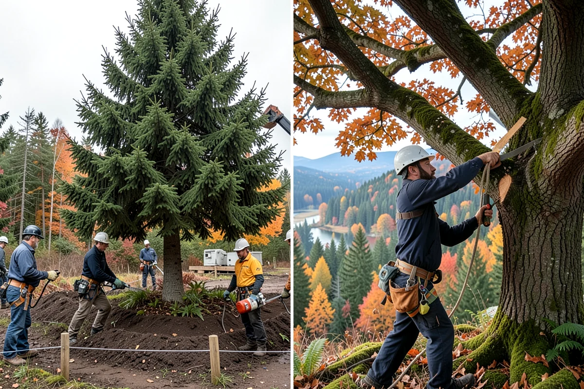 Fruit tree pruning in Arlington, Snohomish County, WA - Assess canopy condition and pruning objectives