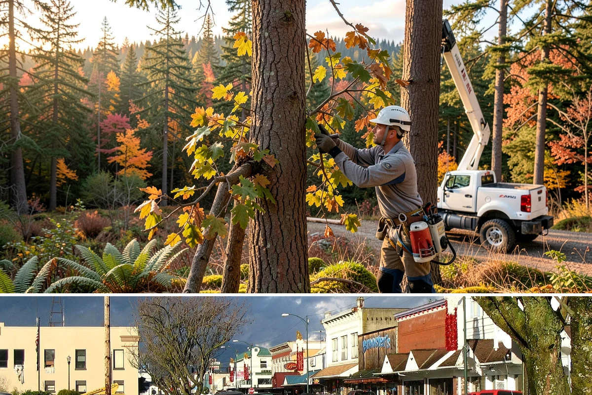 Fruit tree pruning in Arlington, Snohomish County, WA - In the Puget Sound climate, this service follows recognized arboricultural standards with timing adjusted to species-specific...