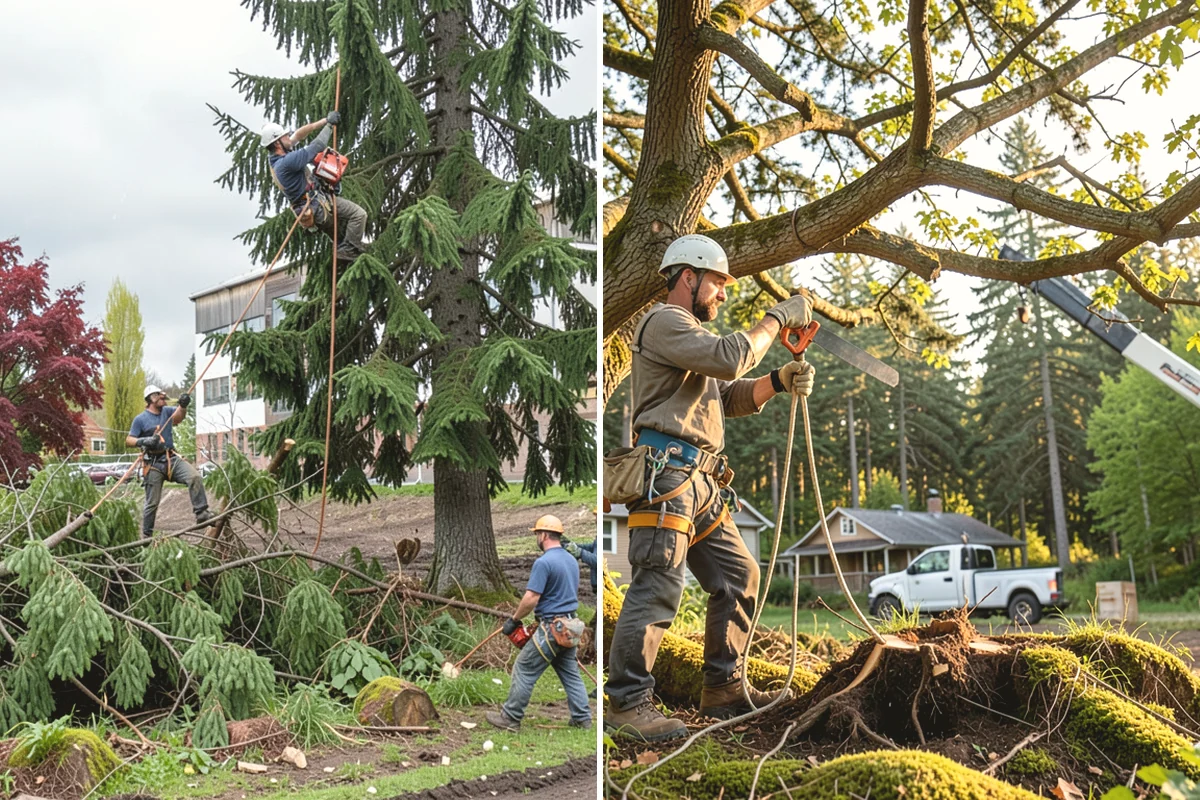 Fruit tree pruning in Black Diamond, King County, WA - Assess canopy condition and pruning objectives