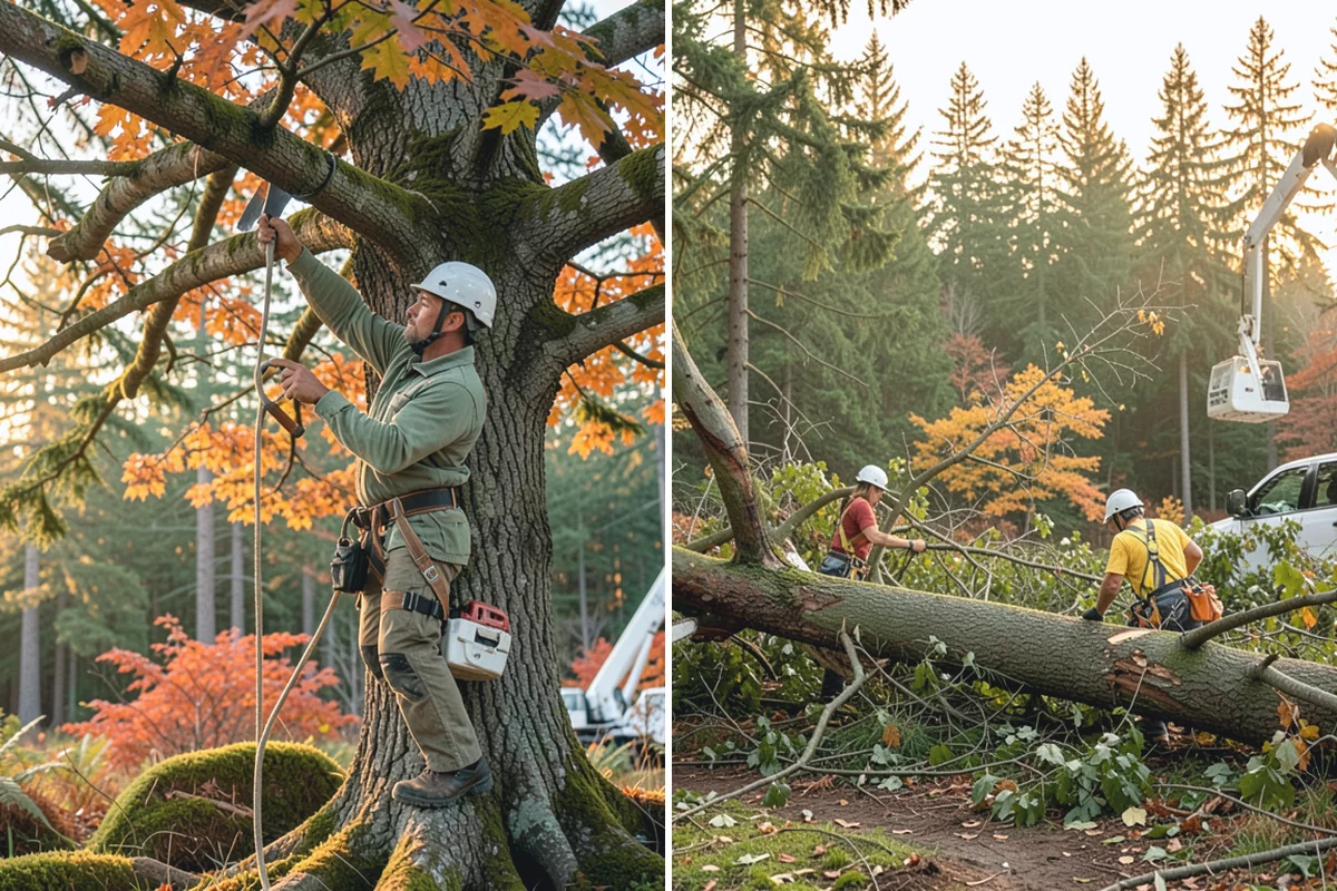 Fruit tree pruning in Bonney Lake, Pierce County, WA - Assess canopy condition and pruning objectives