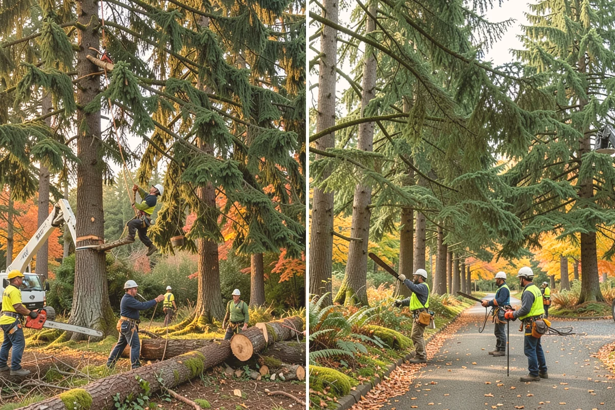Fruit tree pruning in Brier, Snohomish County, WA - Assess canopy condition and pruning objectives