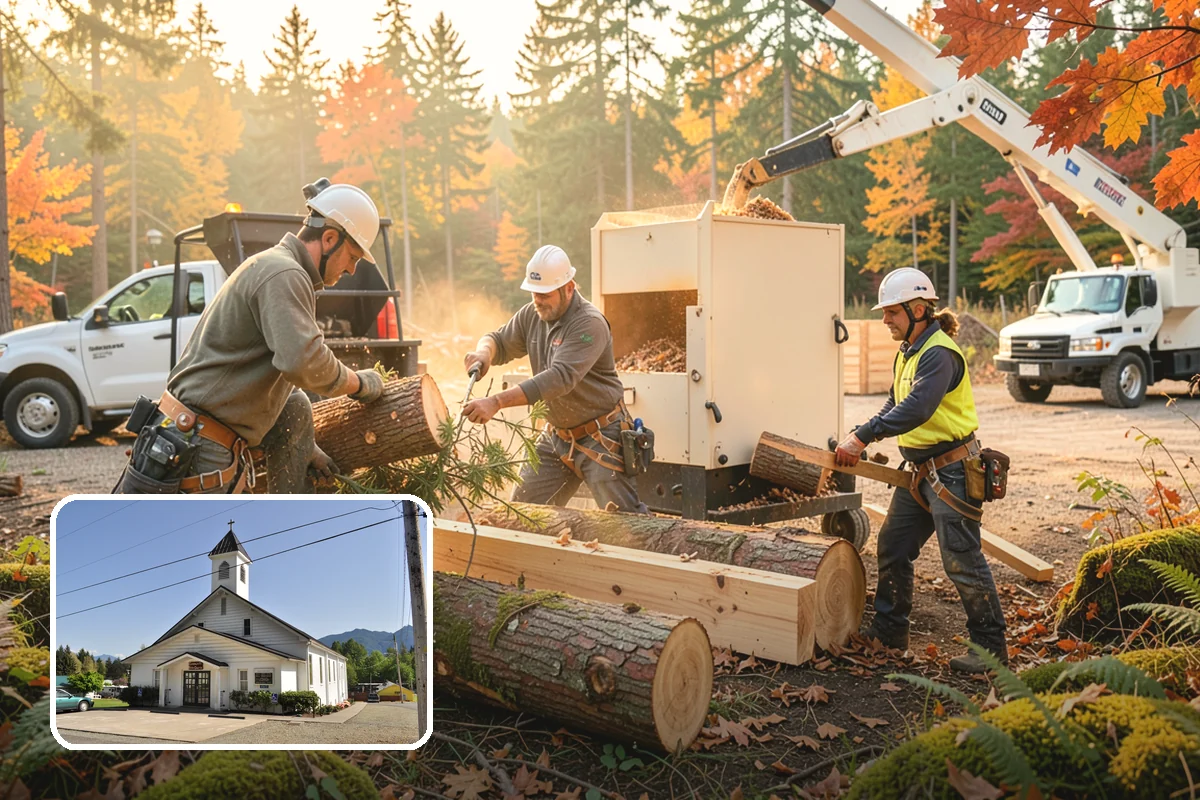 Fruit tree pruning in Concrete, Skagit County, WA - Improves tree structure, health, and appearance