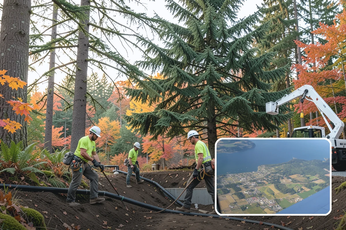 Fruit tree pruning in Coupeville, Island County, WA - Improves tree structure, health, and appearance
