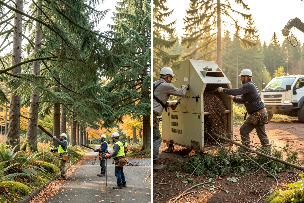 Fruit tree pruning in DuPont, Pierce County, WA - Assess canopy condition and pruning objectives