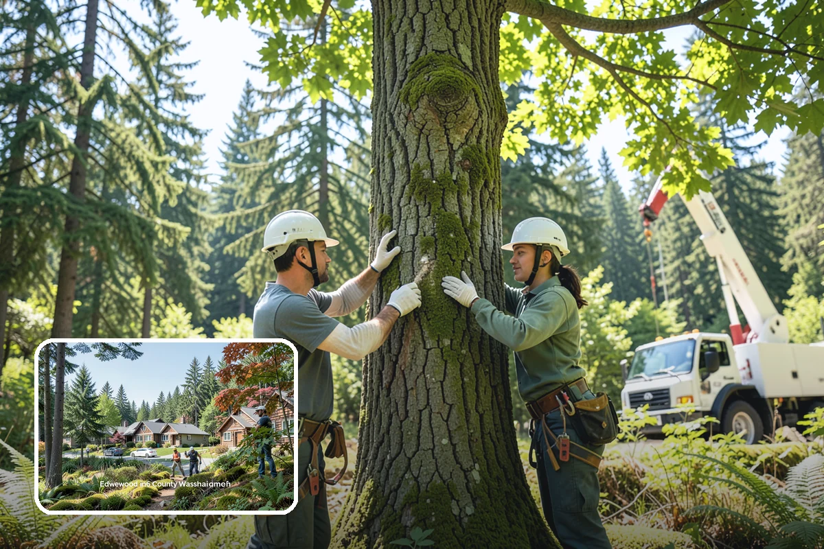Fruit tree pruning in Edgewood, Pierce County, WA - Improves tree structure, health, and appearance