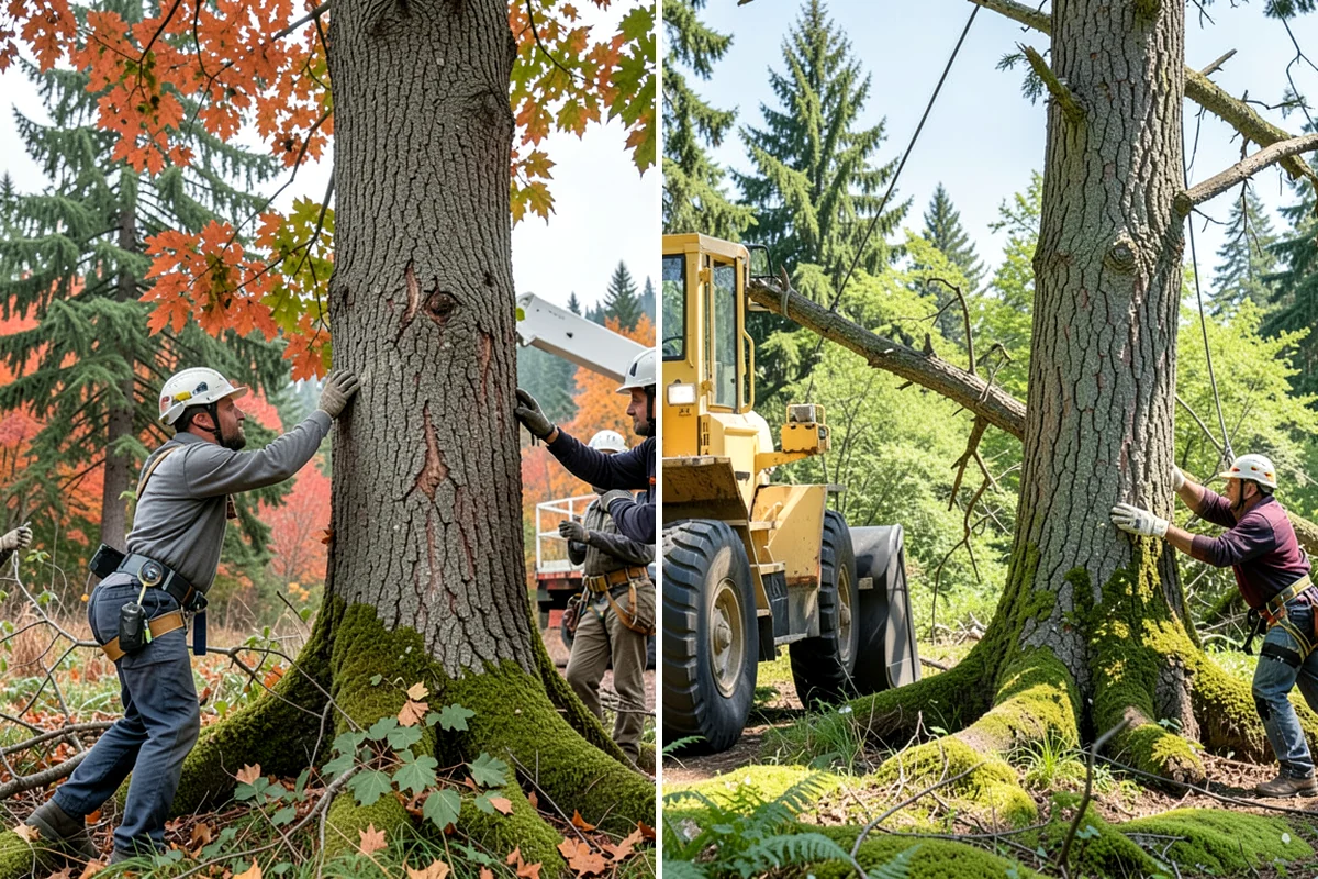 Fruit tree pruning in Fircrest, Pierce County, WA - Assess canopy condition and pruning objectives