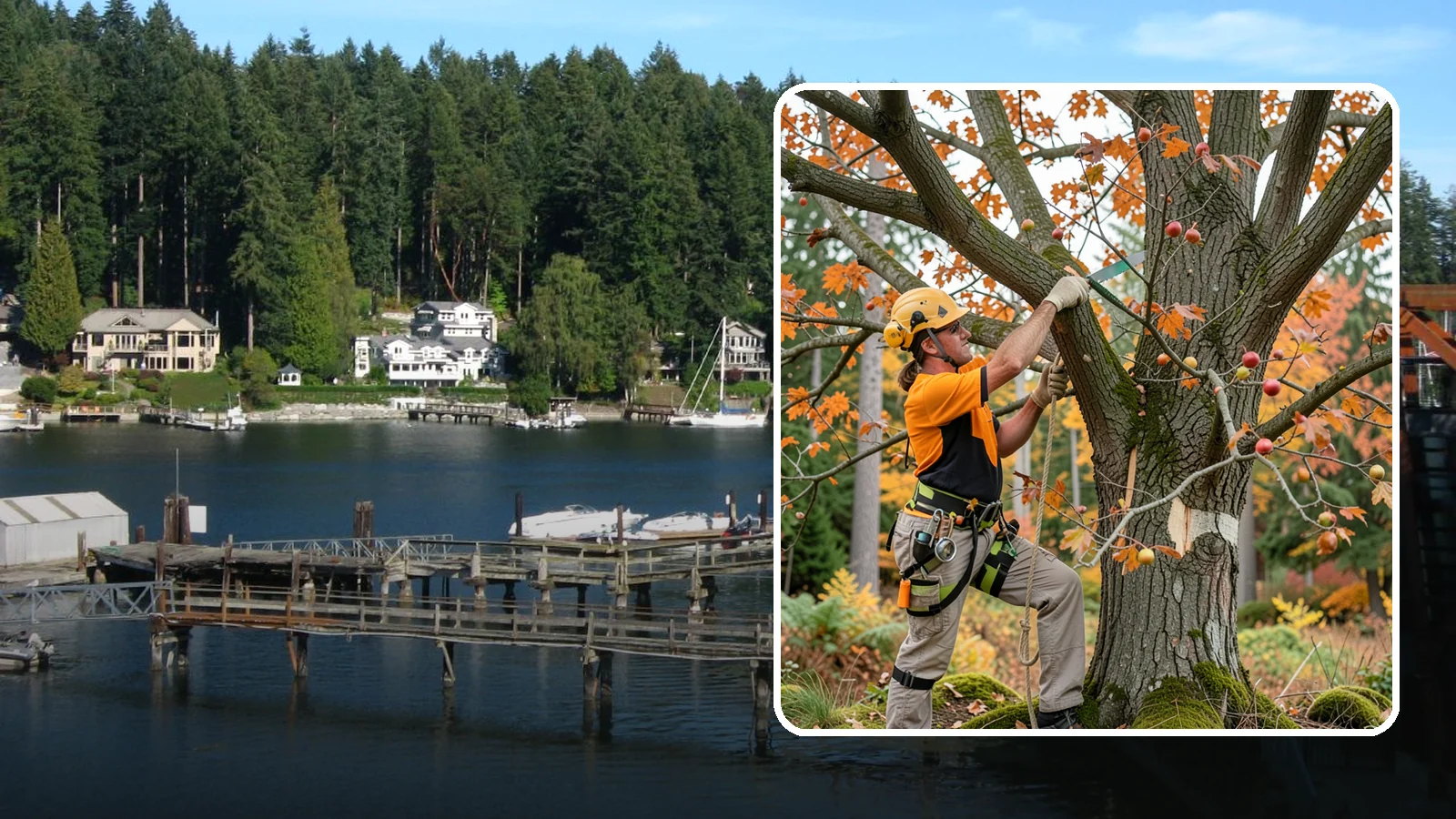 Fruit tree pruning in Gig Harbor, Pierce County, WA - The pruning of fruit trees for structure, health, and productivity.