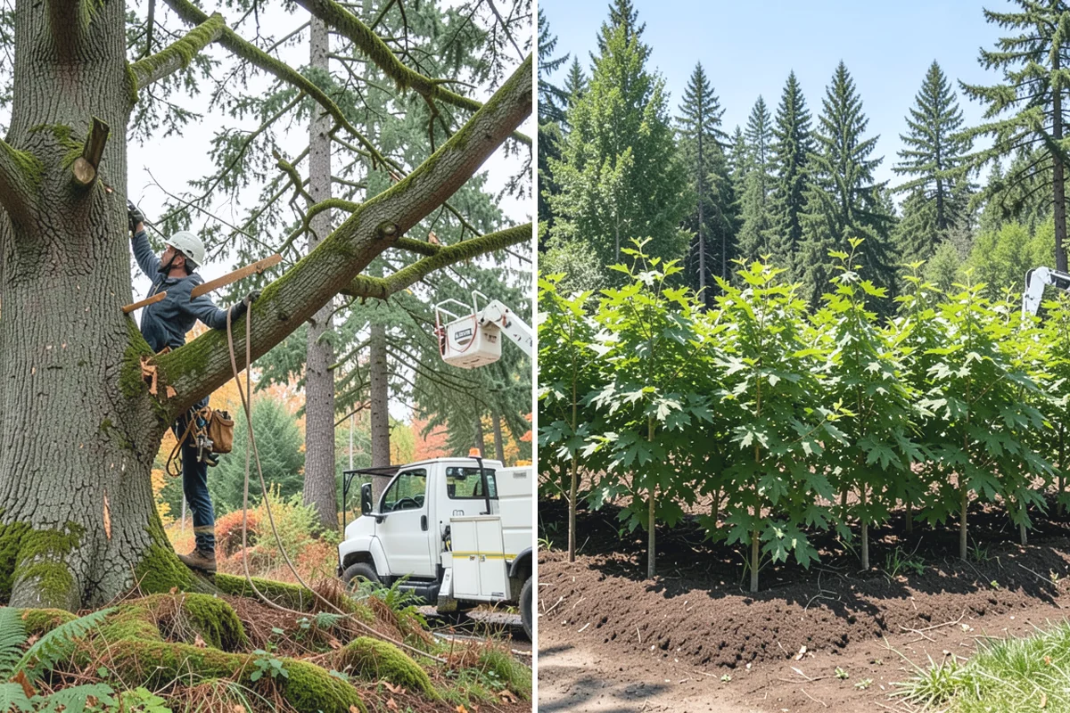 Fruit tree pruning in Granite Falls, Snohomish County, WA - Assess canopy condition and pruning objectives