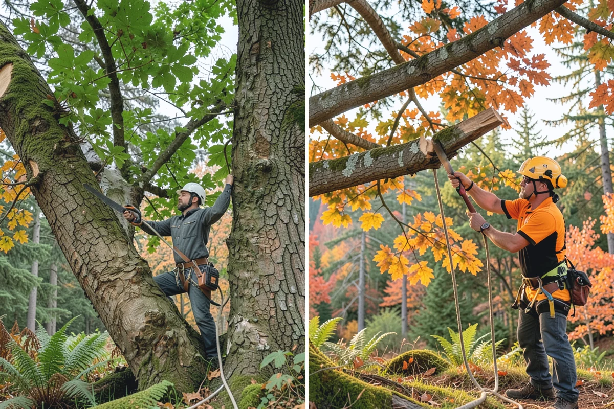 Fruit tree pruning in Hamilton, Skagit County, WA - Assess canopy condition and pruning objectives