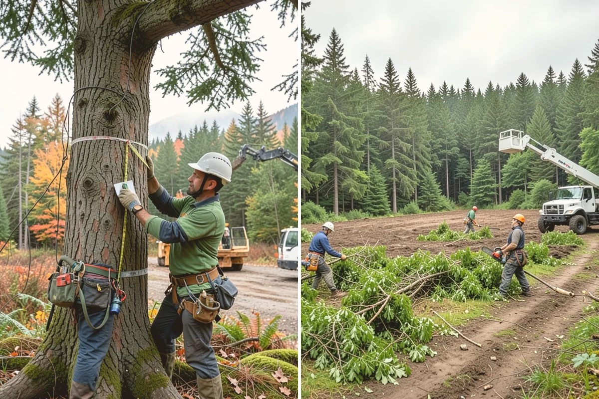 Fruit tree pruning in Index, Snohomish County, WA - Assess canopy condition and pruning objectives