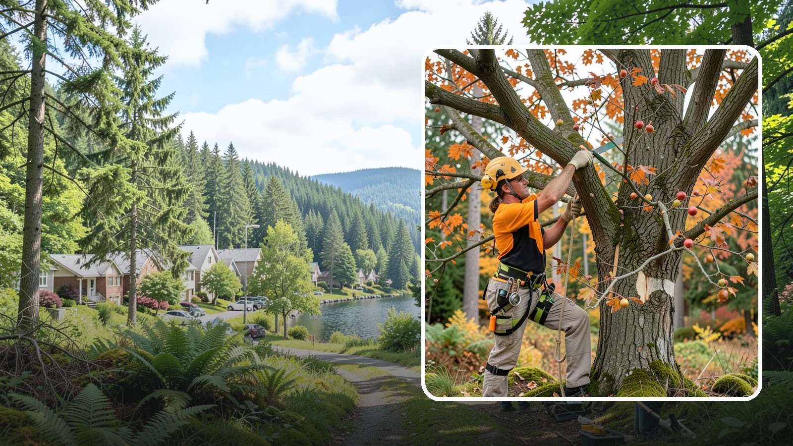 Fruit tree pruning in Lake Forest Park, King County, WA - The pruning of fruit trees for structure, health, and productivity.