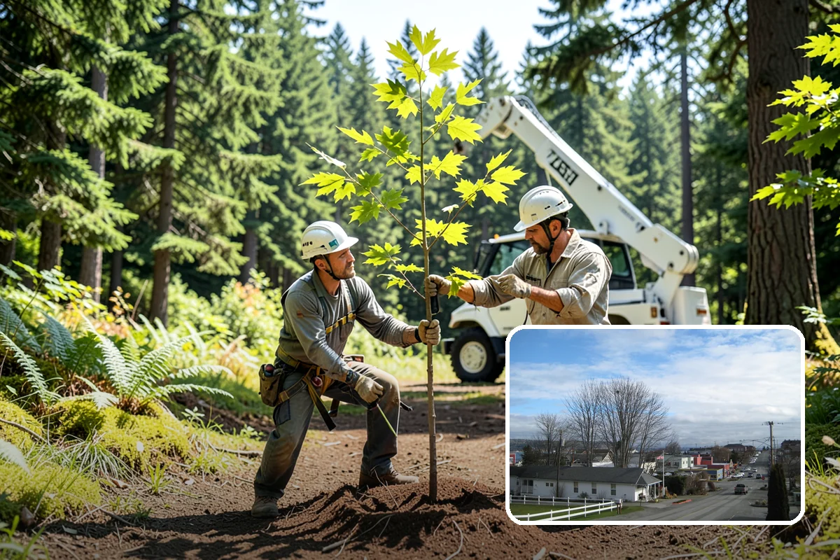 Fruit tree pruning in Langley, Island County, WA - Improves tree structure, health, and appearance