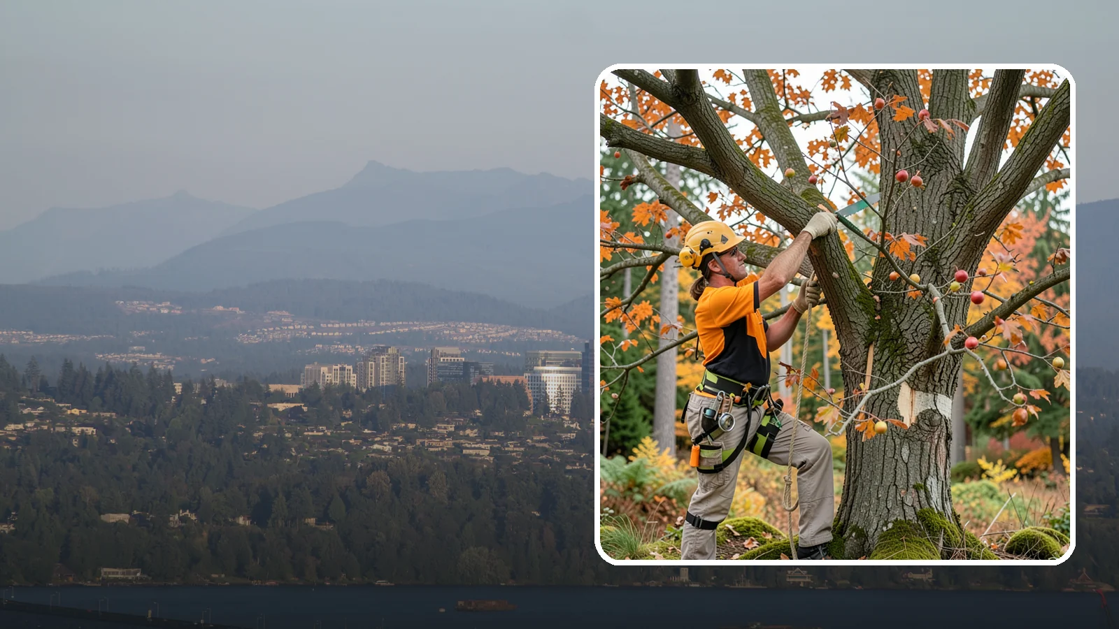 Fruit tree pruning in Medina, King County, WA - The pruning of fruit trees for structure, health, and productivity.