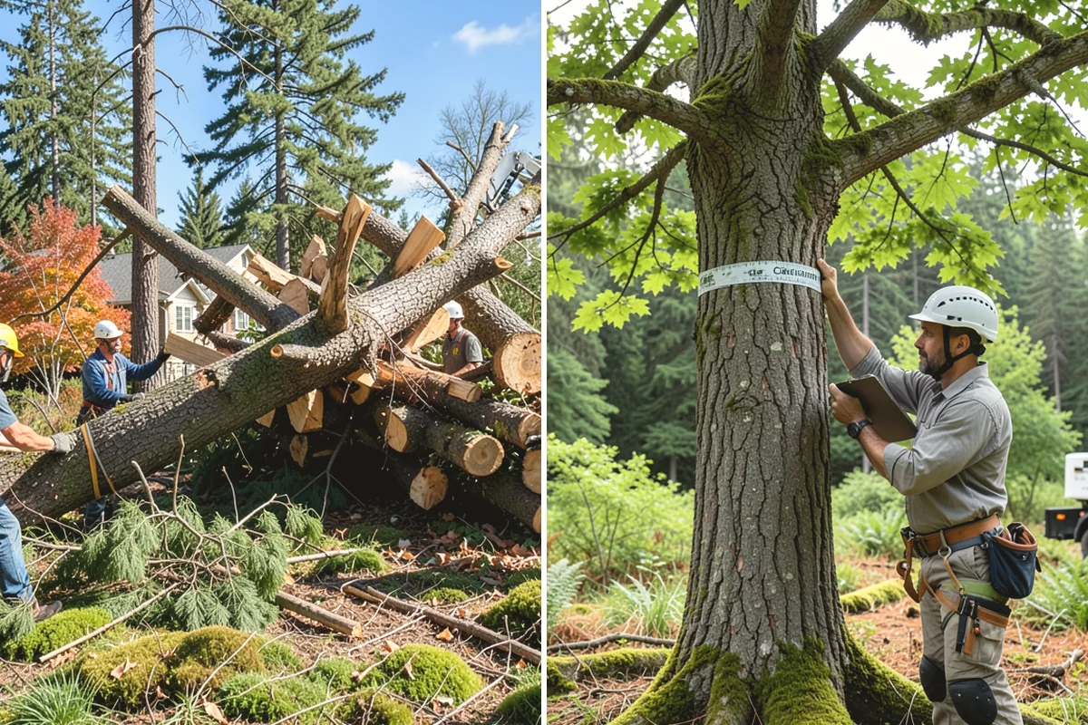 Fruit tree pruning in Mill Creek, Snohomish County, WA - Assess canopy condition and pruning objectives