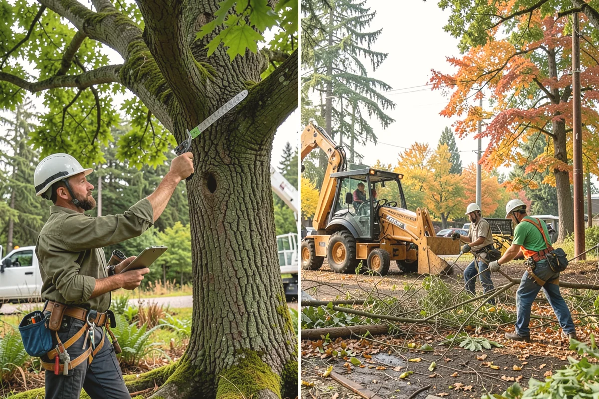Fruit tree pruning in Monroe, Snohomish County, WA - Assess canopy condition and pruning objectives