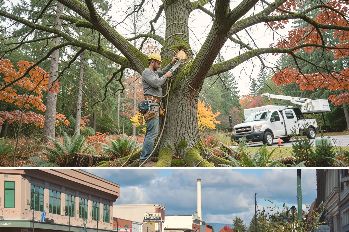 Fruit tree pruning in Monroe, Snohomish County, WA - In the Puget Sound climate, this service follows recognized arboricultural standards with timing adjusted to species-specific...