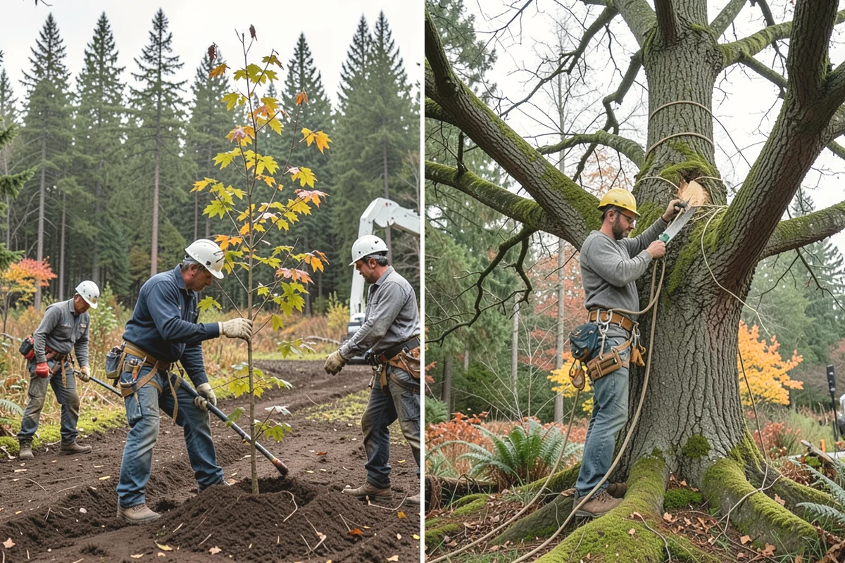 Fruit tree pruning in Mountlake Terrace, Snohomish County, WA - Assess canopy condition and pruning objectives