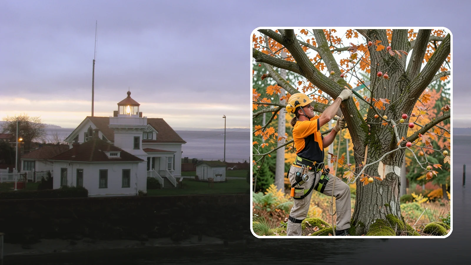 Fruit tree pruning in Mukilteo, Snohomish County, WA - The pruning of fruit trees for structure, health, and productivity.