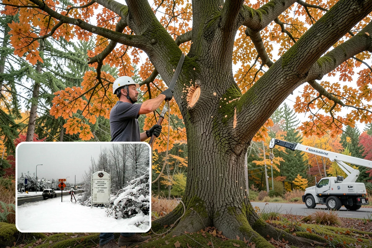 Fruit tree pruning in Newcastle, King County, WA - Improves tree structure, health, and appearance
