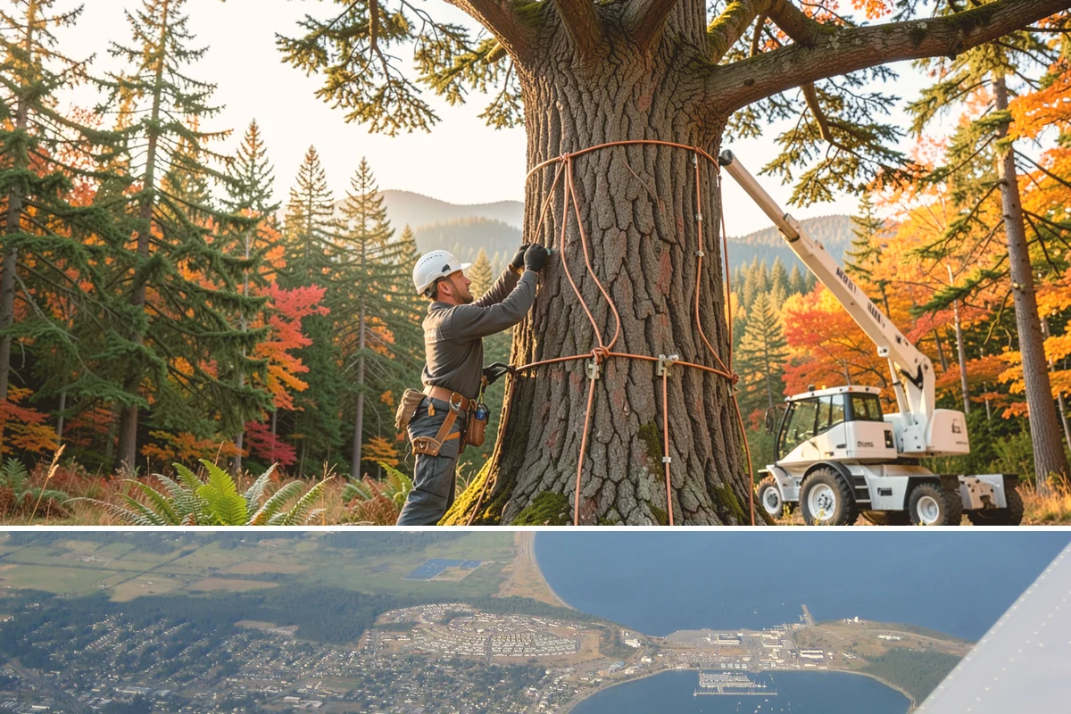 Fruit tree pruning in Oak Harbor, Island County, WA - In the Puget Sound climate, this service follows recognized arboricultural standards with timing adjusted to species-specific...