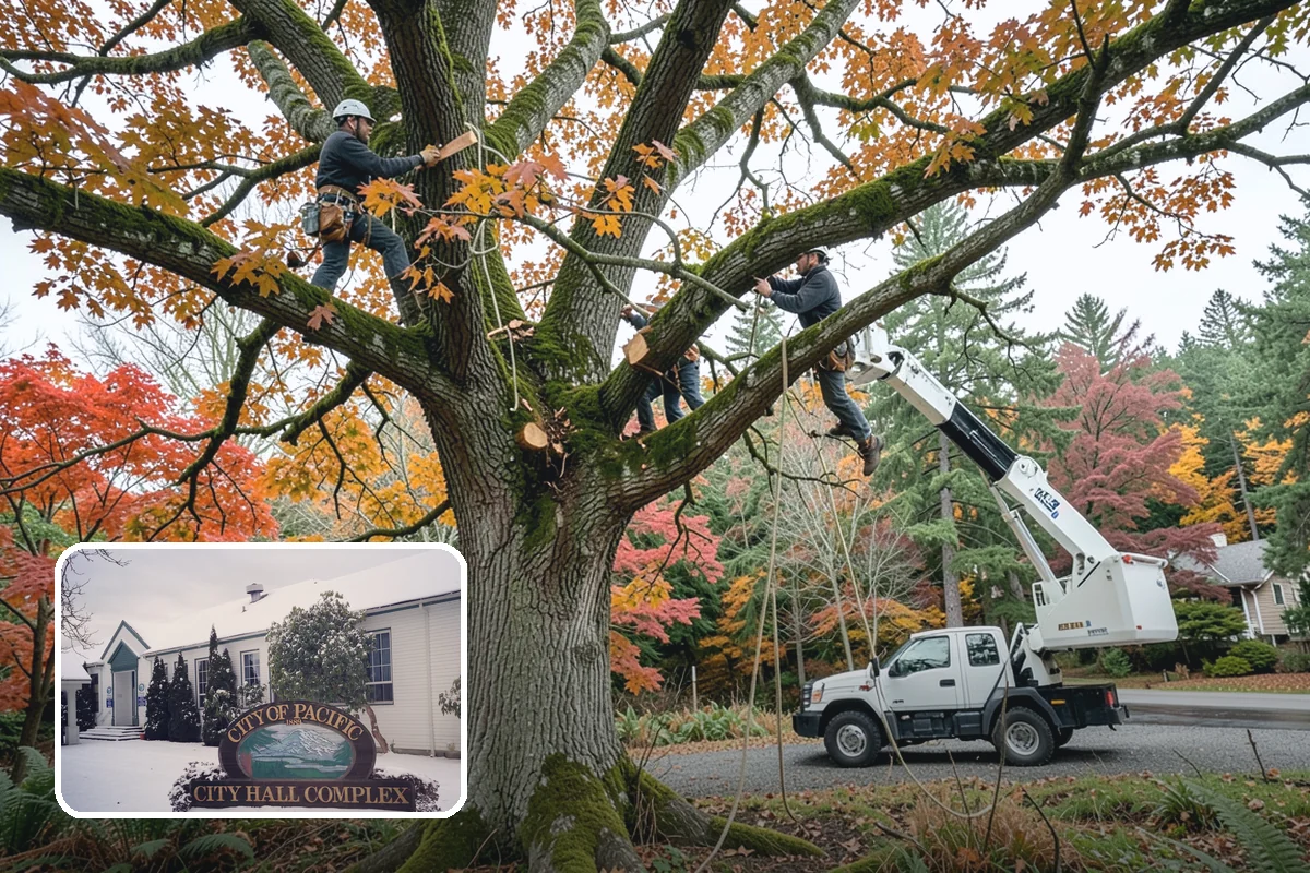 Fruit tree pruning in Pacific, King County, WA - Improves tree structure, health, and appearance
