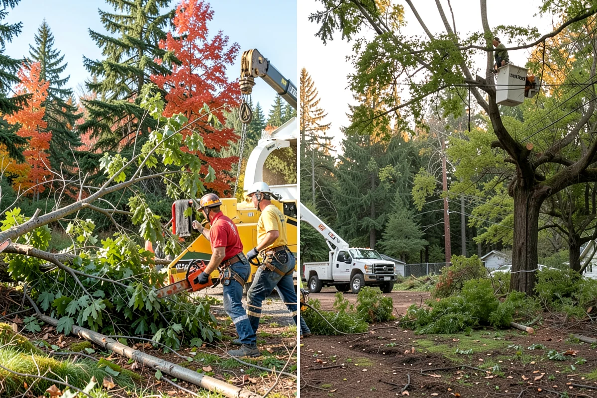 Fruit tree pruning in Pacific, King County, WA - Assess canopy condition and pruning objectives