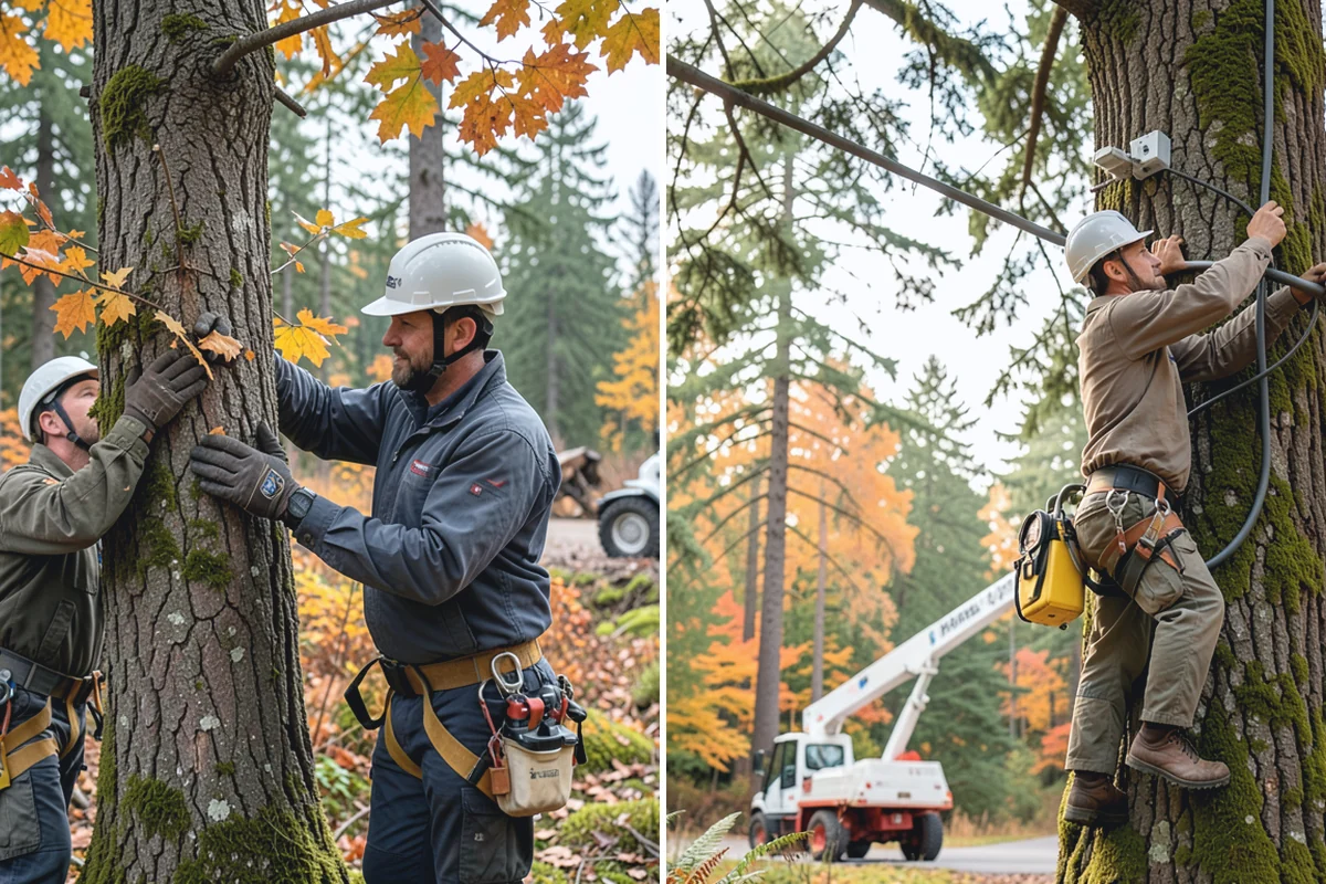 Fruit tree pruning in Roy, Pierce County, WA - Assess canopy condition and pruning objectives