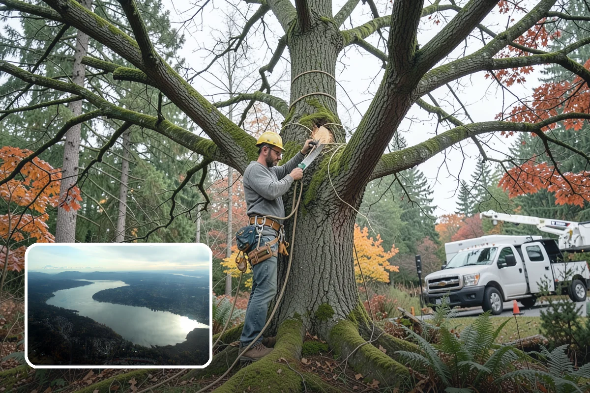 Fruit tree pruning in Sammamish, King County, WA - Improves tree structure, health, and appearance