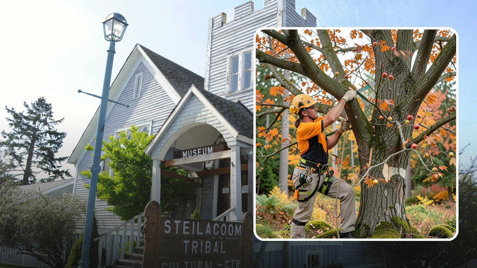 Fruit tree pruning in Steilacoom, Pierce County, WA - The pruning of fruit trees for structure, health, and productivity.
