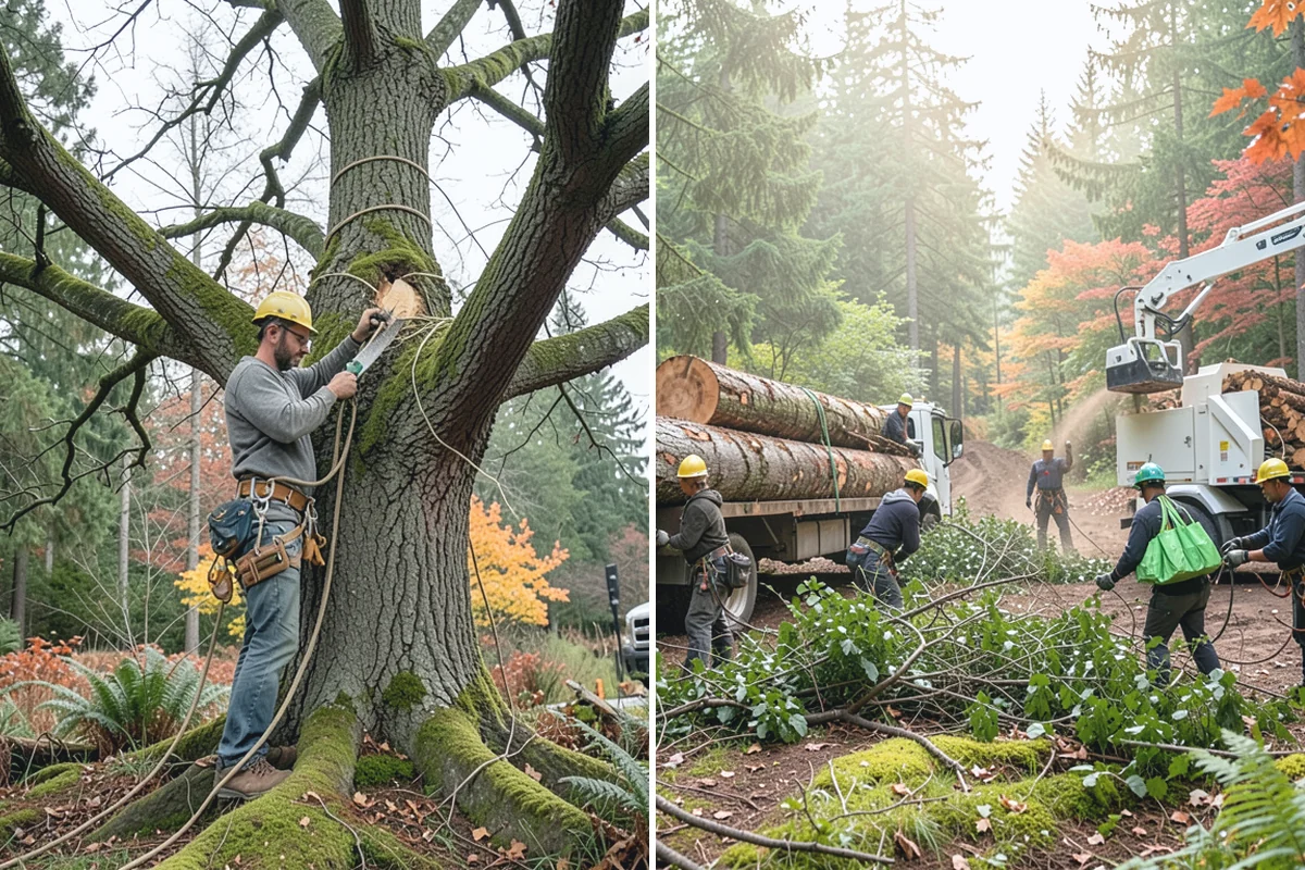 Fruit tree pruning in Wilkeson, Pierce County, WA - Assess canopy condition and pruning objectives
