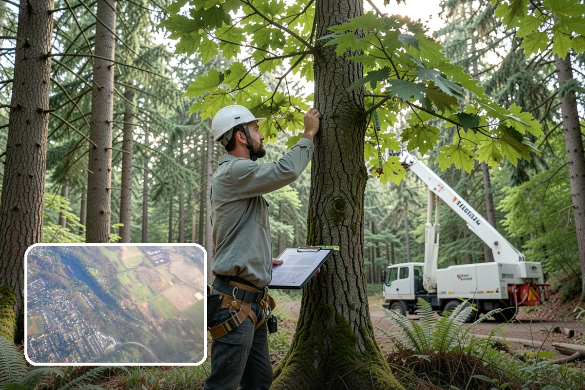 Golf course tree maintenance in Algona, King County, WA - Keeps trees across a property safe and presentable