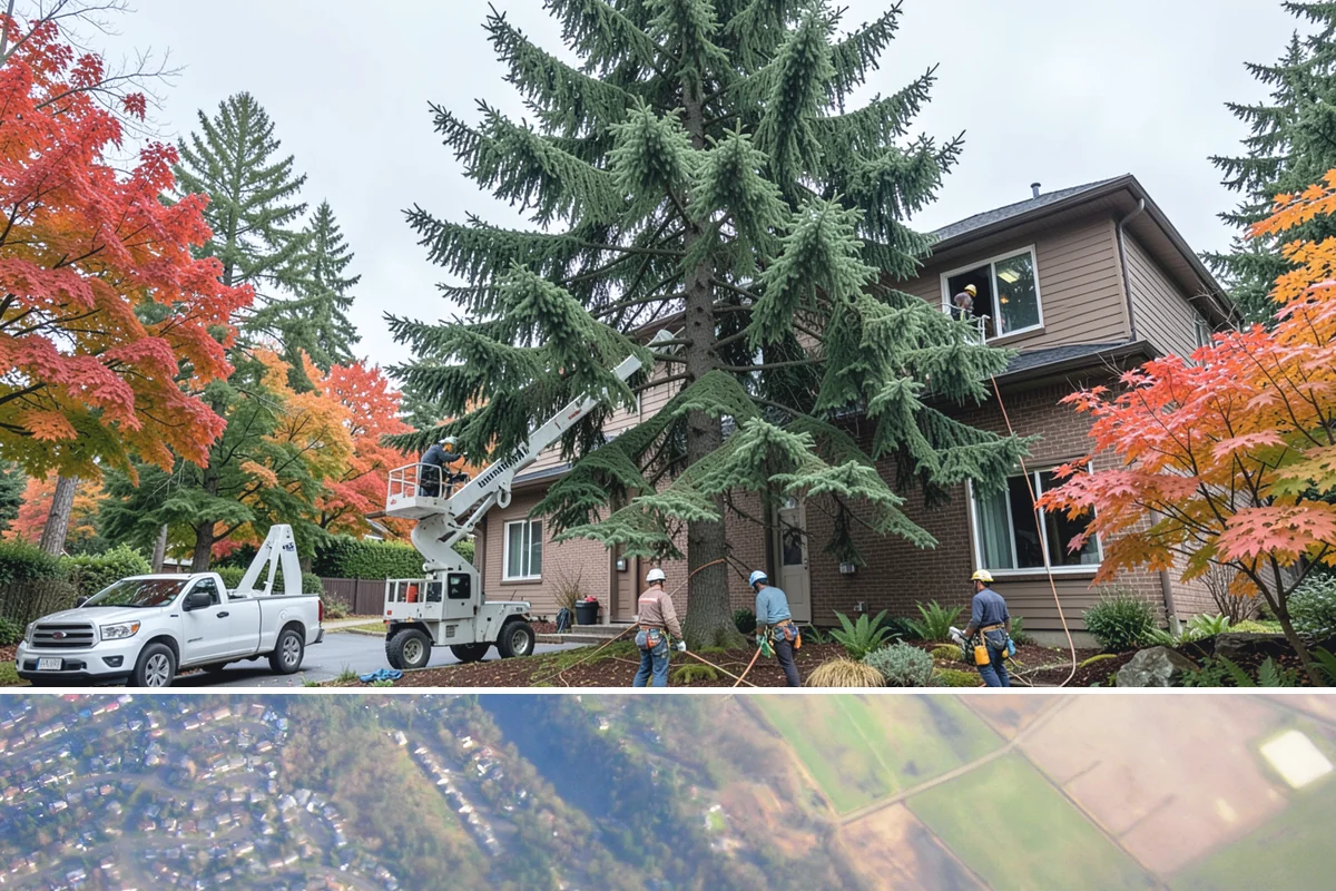 Golf course tree maintenance in Algona, King County, WA - Work is performed year-round to maintain playability and safety but may be scheduled around peak golfing seasons or adjusted...