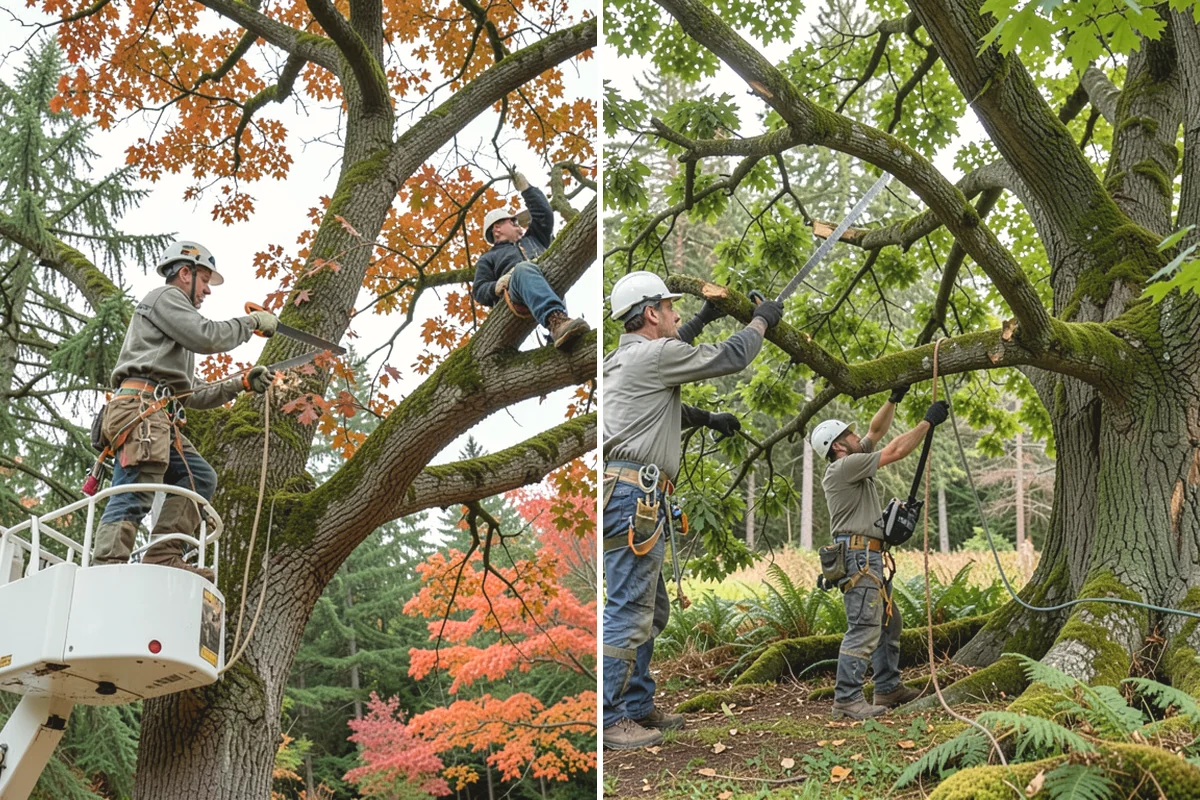 Golf course tree maintenance in Anacortes, Skagit County, WA - Inventory and assess the property's trees