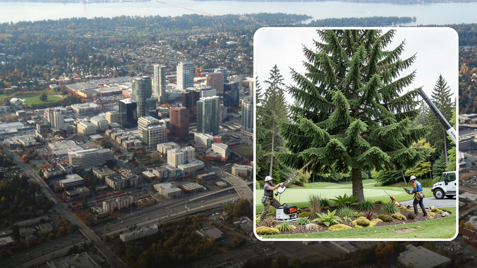 Golf course tree maintenance in Bellevue, King County, WA - Specialized tree care for golf courses.