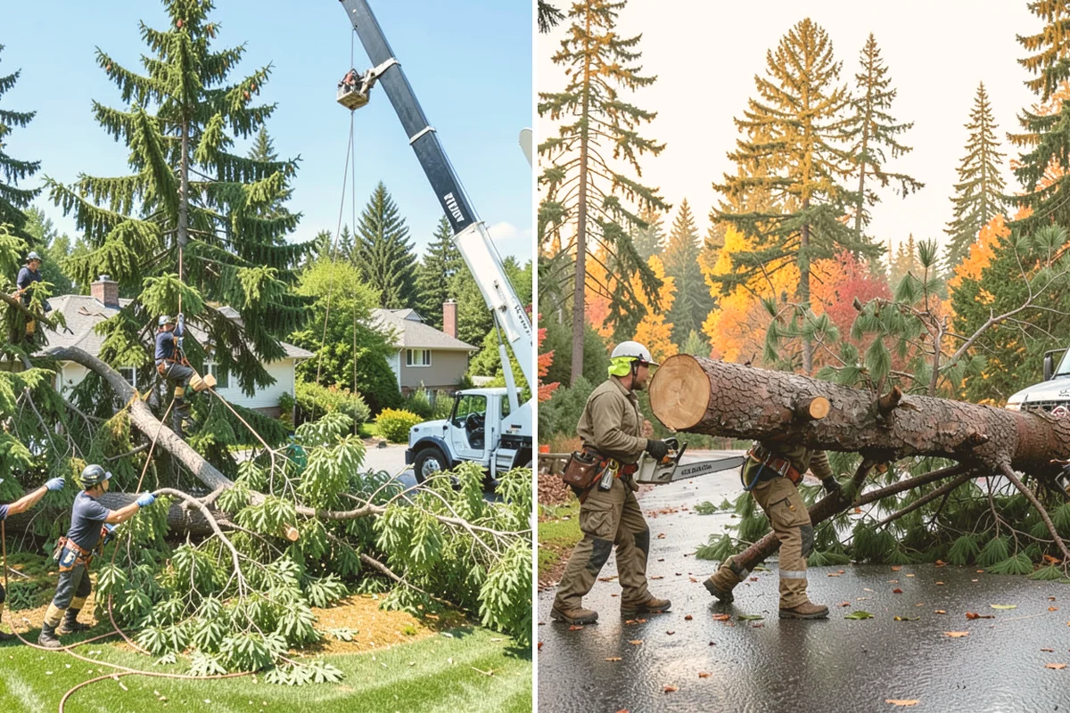 Golf course tree maintenance in Bellevue, King County, WA - Inventory and assess the property's trees