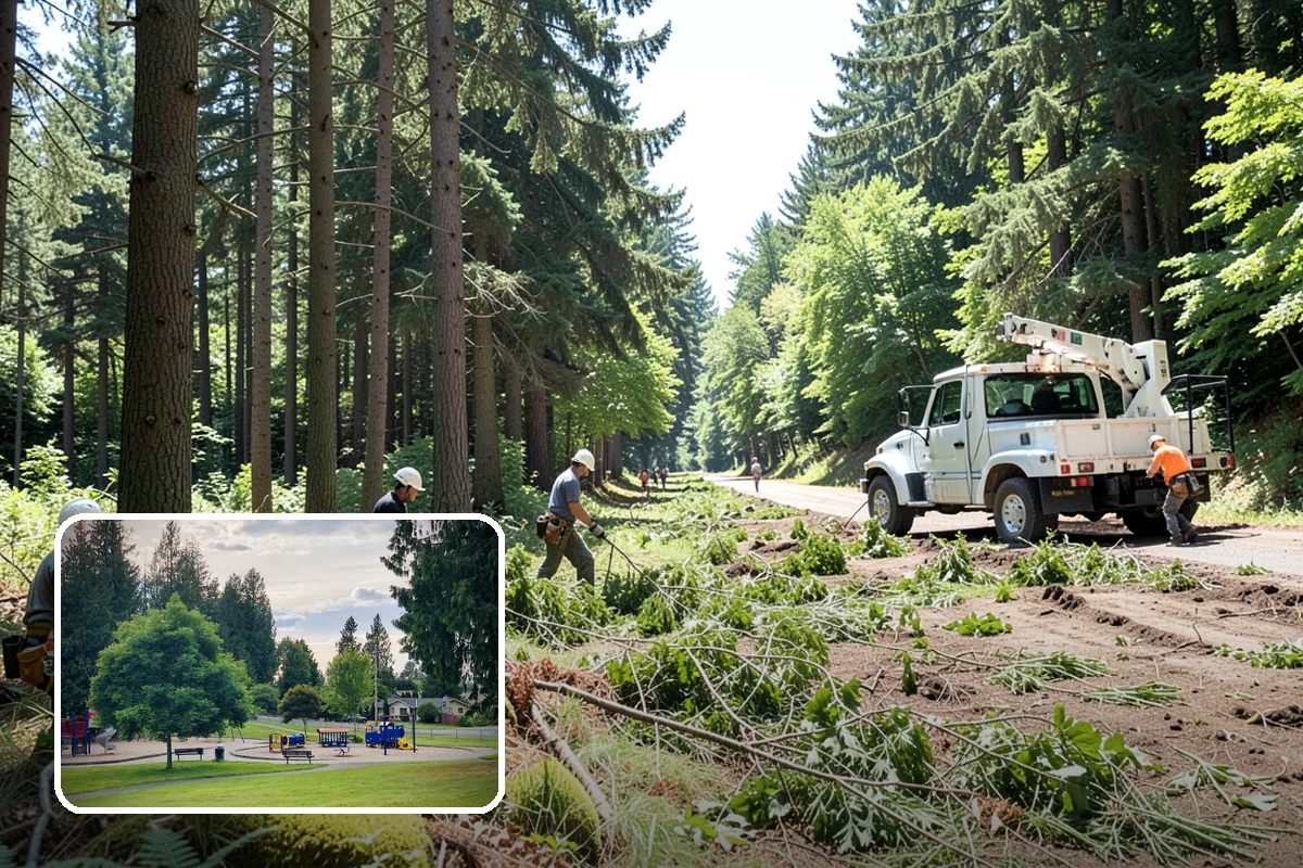 Golf course tree maintenance in Bonney Lake, Pierce County, WA - Keeps trees across a property safe and presentable