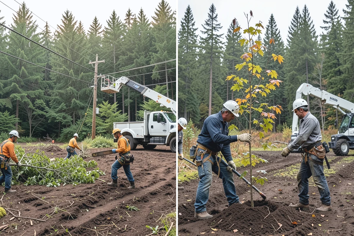 Golf course tree maintenance in Bonney Lake, Pierce County, WA - Inventory and assess the property's trees
