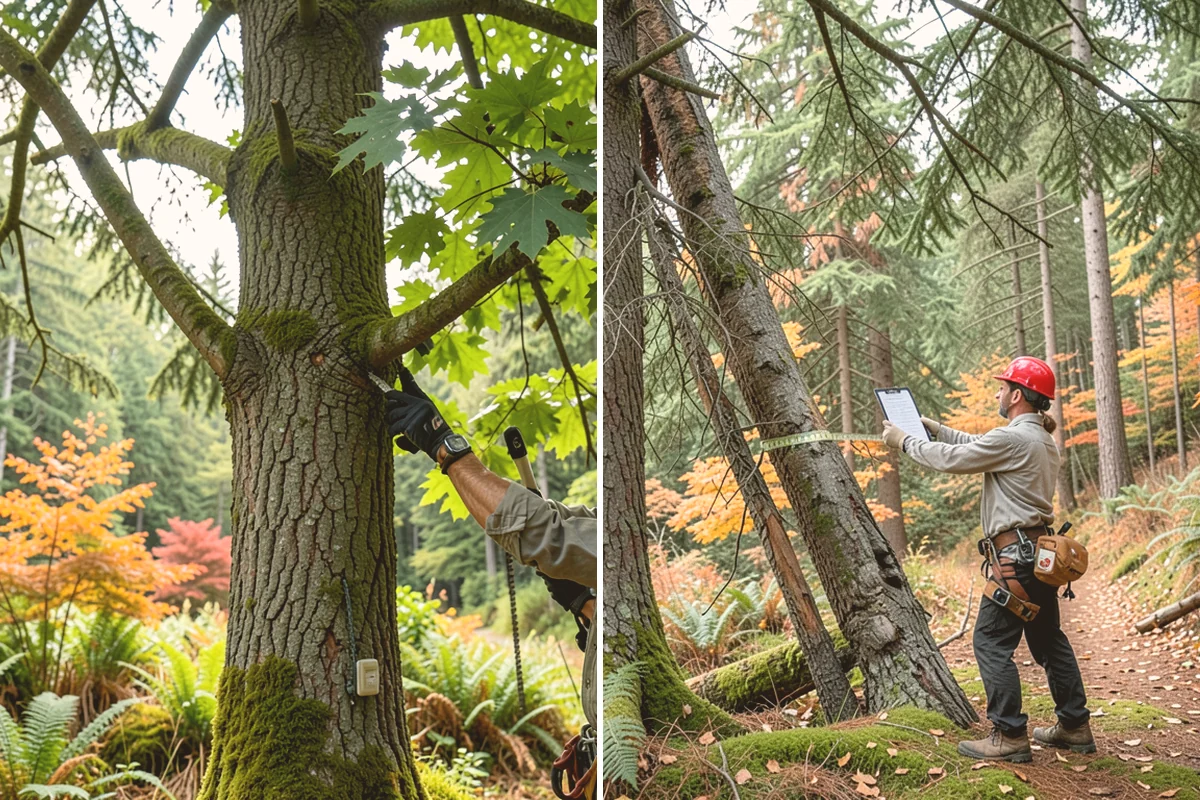 Golf course tree maintenance in Bothell, King County, WA - Inventory and assess the property's trees