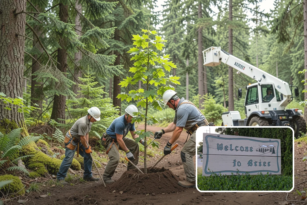 Golf course tree maintenance in Brier, Snohomish County, WA - Keeps trees across a property safe and presentable