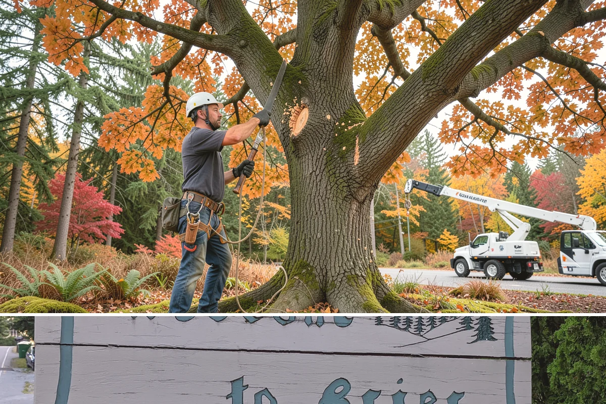 Golf course tree maintenance in Brier, Snohomish County, WA - Work is performed year-round to maintain playability and safety but may be scheduled around peak golfing seasons or adjusted...