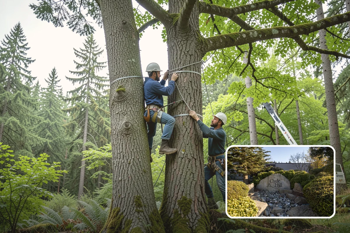 Golf course tree maintenance in Clyde Hill, King County, WA - Keeps trees across a property safe and presentable