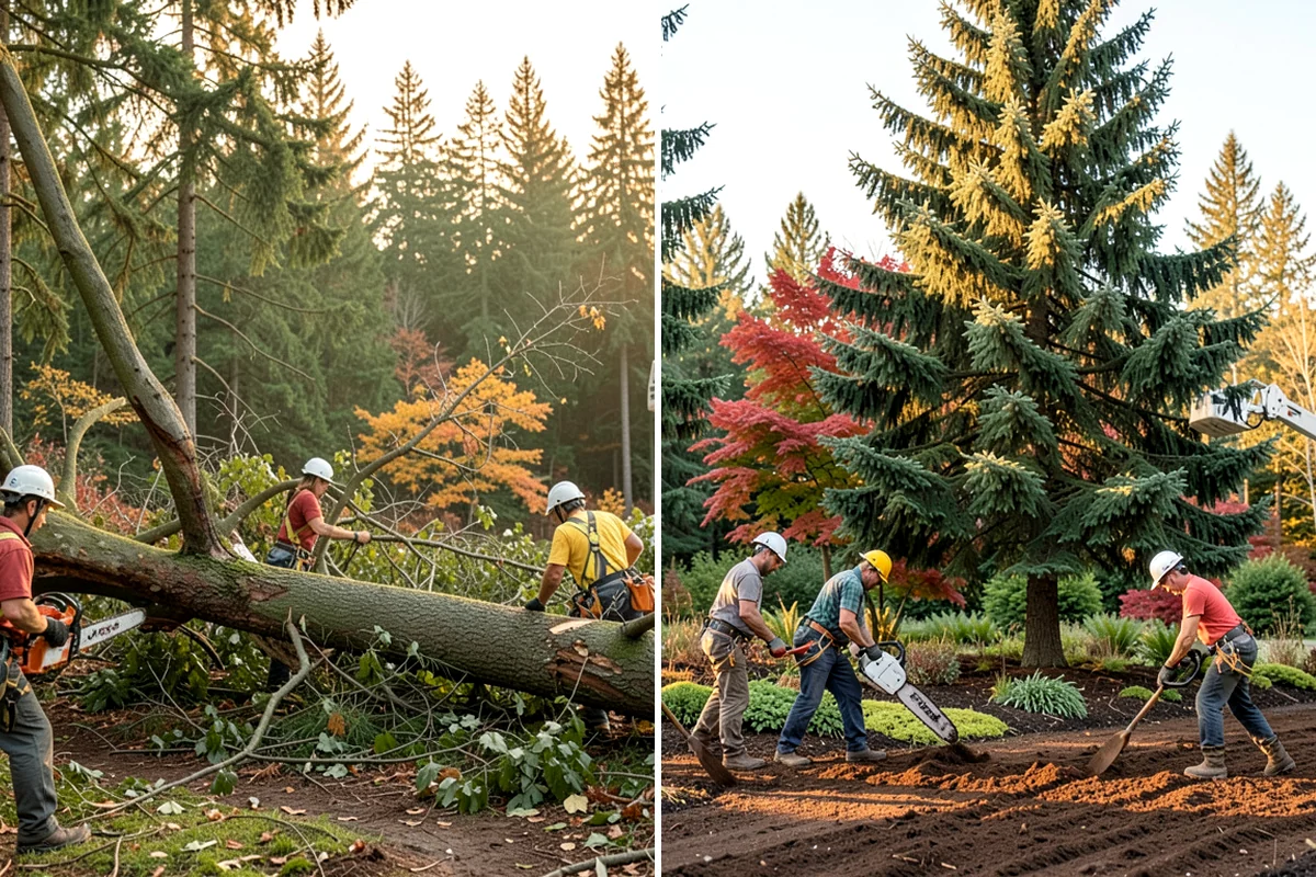 Golf course tree maintenance in Clyde Hill, King County, WA - Inventory and assess the property's trees