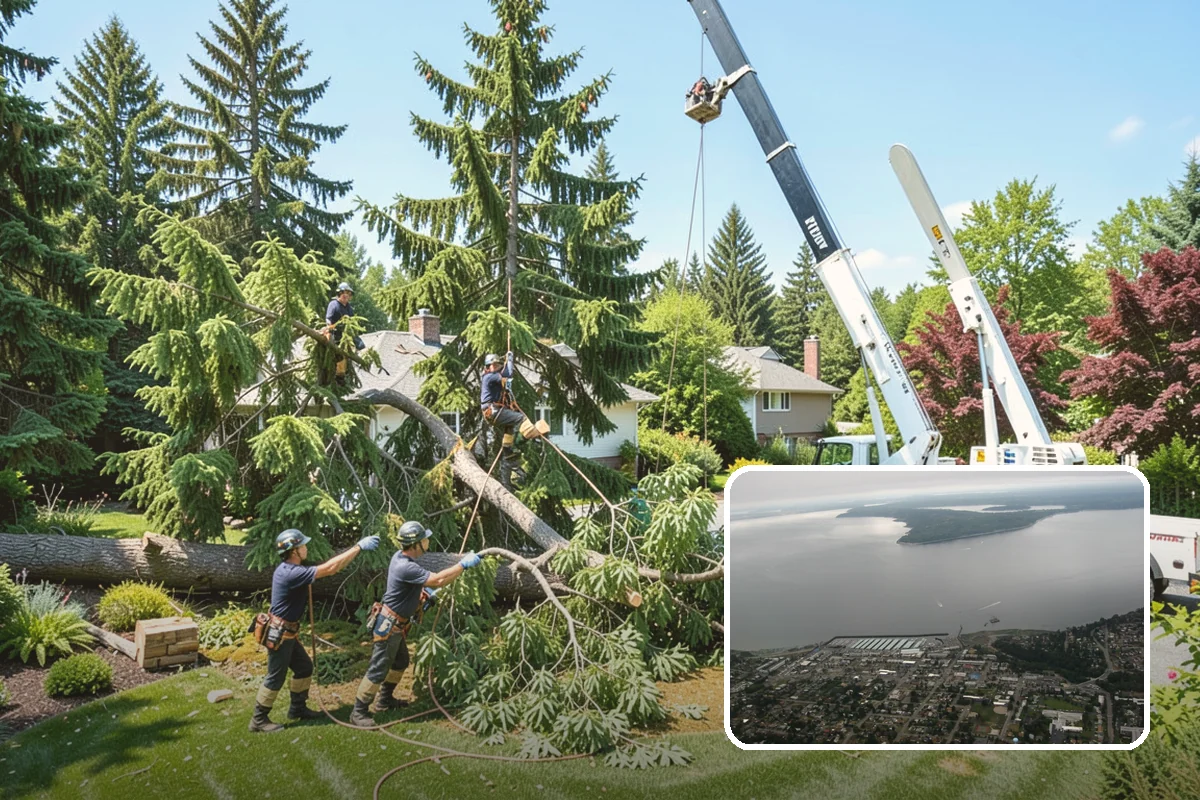 Golf course tree maintenance in Des Moines, King County, WA - Keeps trees across a property safe and presentable