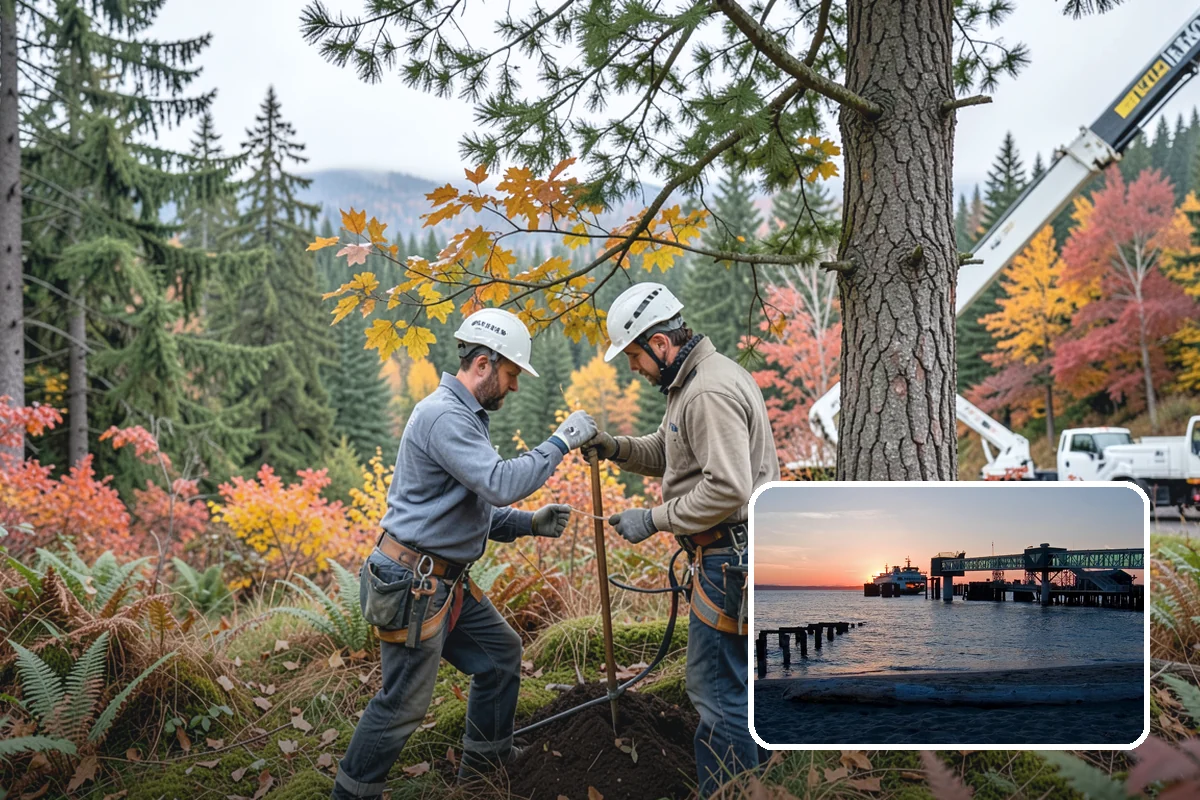 Golf course tree maintenance in Edmonds, Snohomish County, WA - Keeps trees across a property safe and presentable