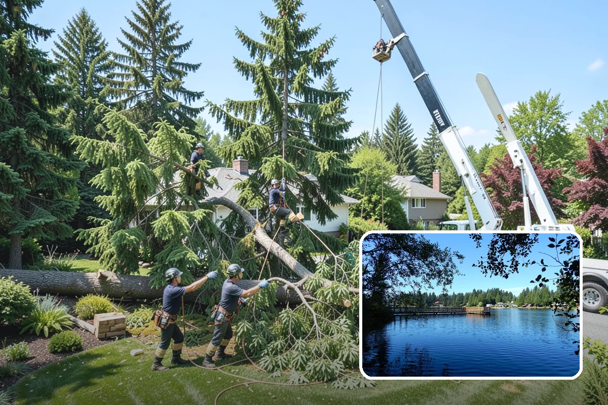 Golf course tree maintenance in Federal Way, King County, WA - Keeps trees across a property safe and presentable